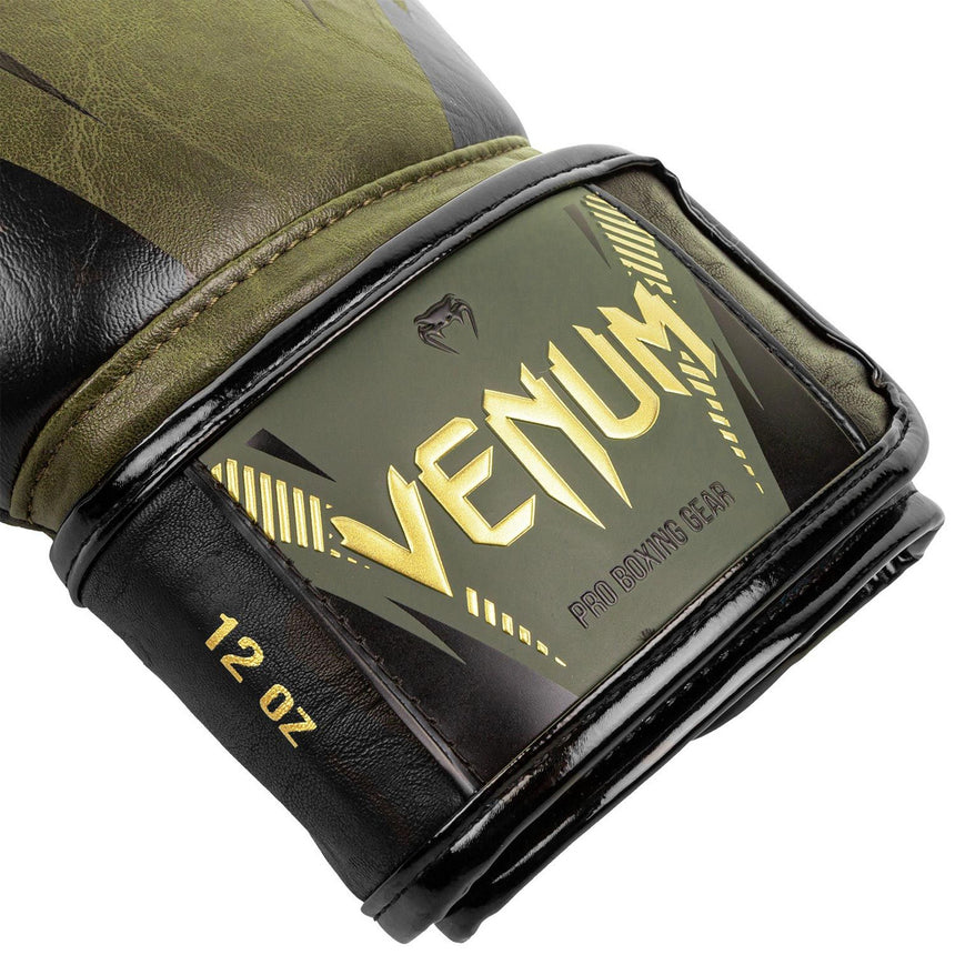 Venum Impact Boxing Gloves Khaki-Gold