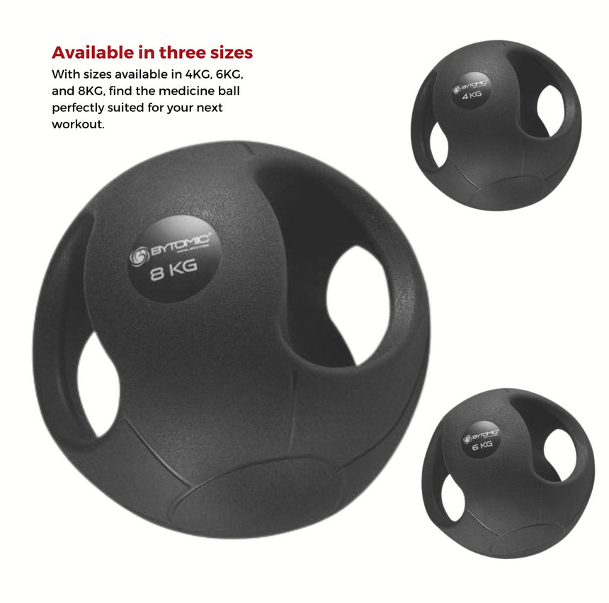 Bytomic Double Grip Medicine Ball 8kg