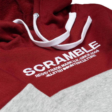 Scramble Takamiya Hoodie Burgundy-Grey