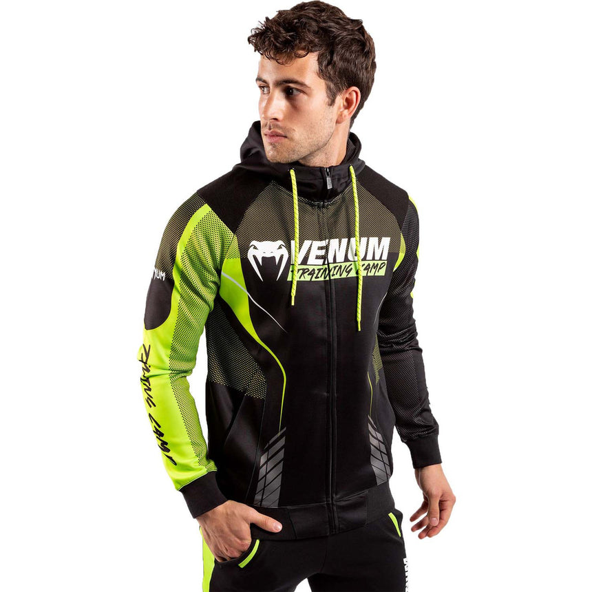 Venum Training Camp 3.0 Hoodie Black-Neo Yellow