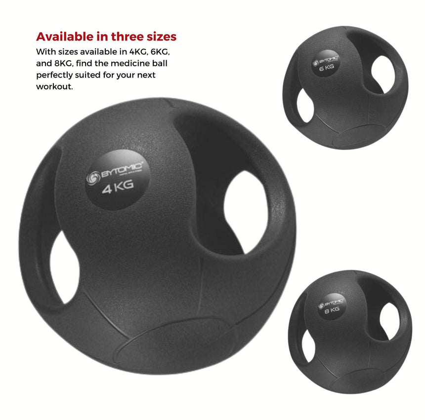 Bytomic Double Grip Medicine Ball 4kg