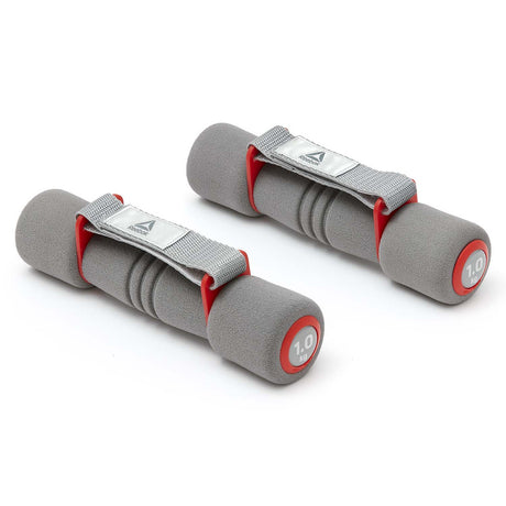 Reebok Softgrip 1kg Dumbells Red