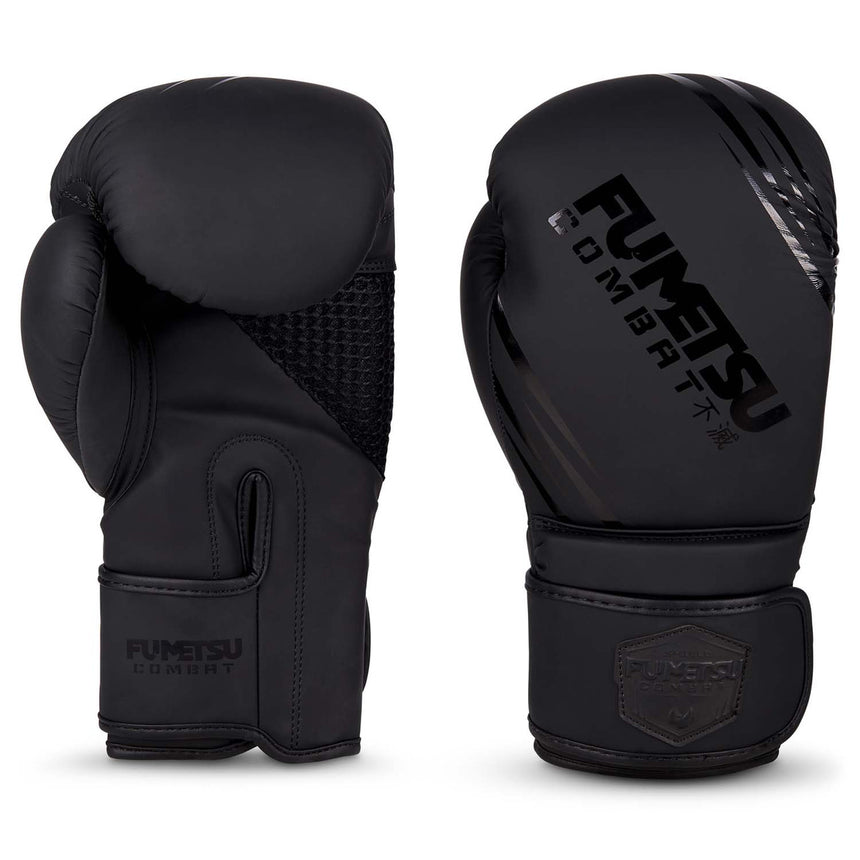Fumetsu Shield Boxing Gloves Black-Black