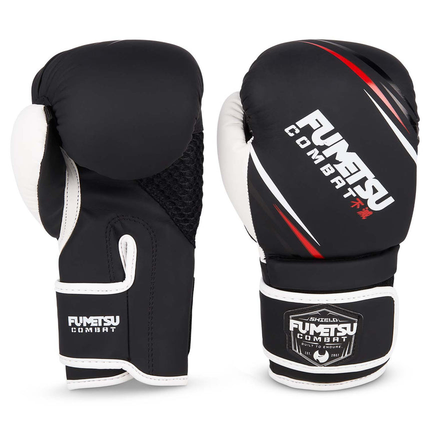 Fumetsu Shield Kids Boxing Gloves Black-White