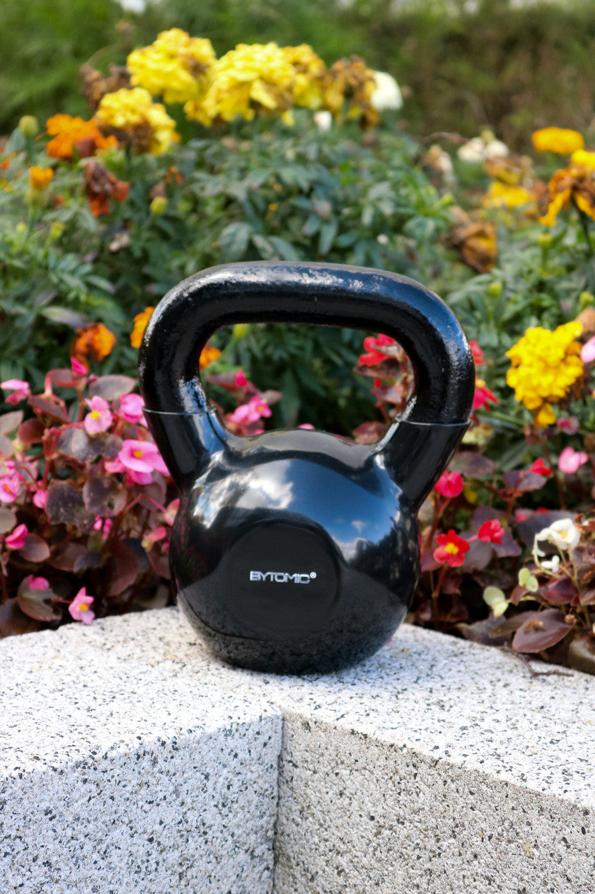 Bytomic Rubber Coated 20kg Kettlebell
