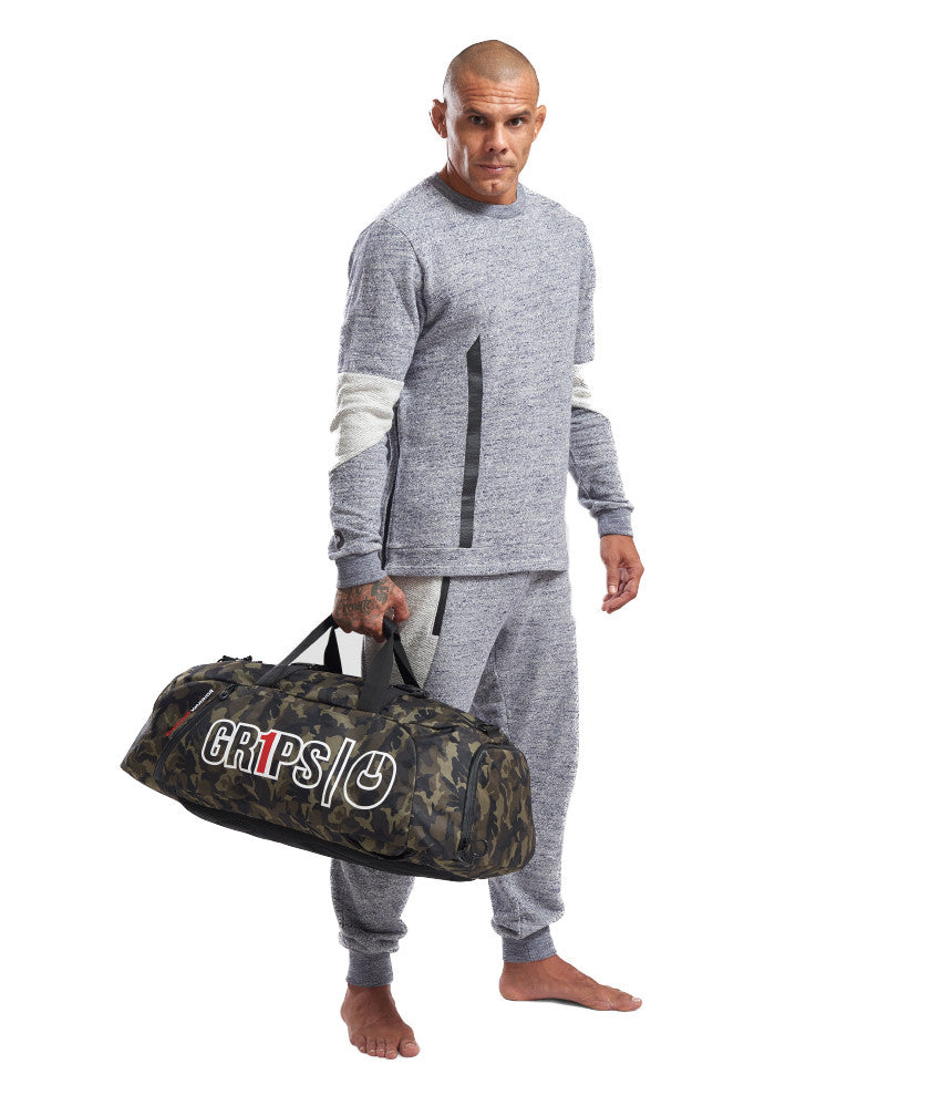 Gr1ps Duffel Backpack 2.0 Woodland Camo