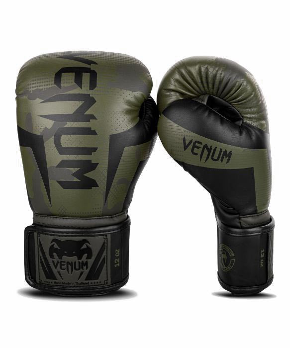 Venum Elite Boxing Gloves Khaki-Camo