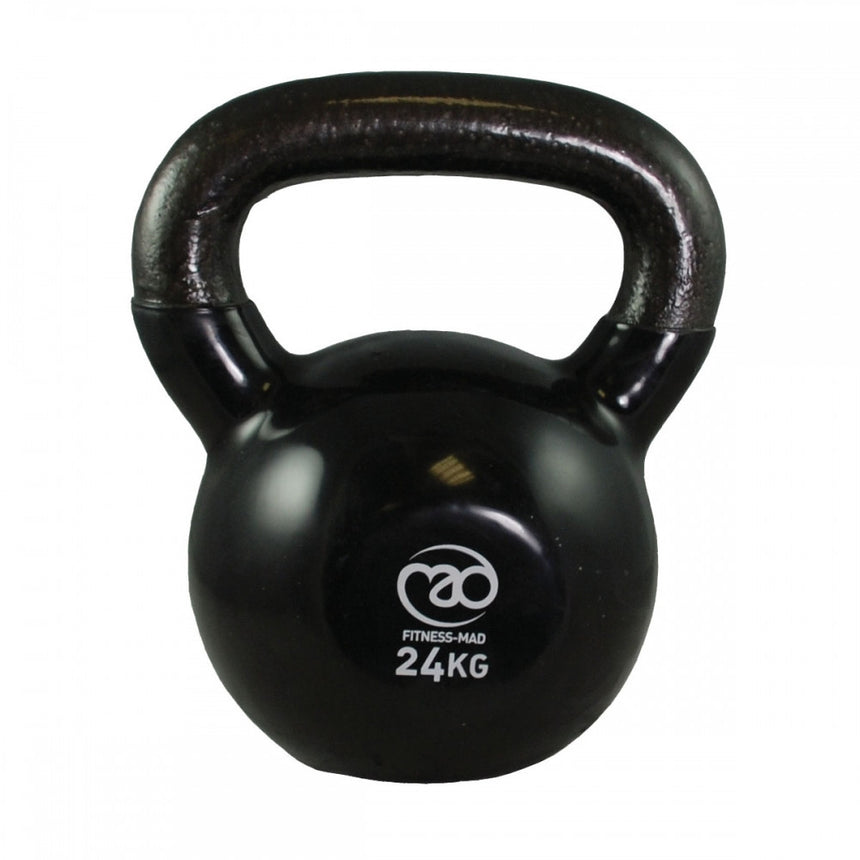 Fitness Mad Vinyl Covered 24kg Kettlebell