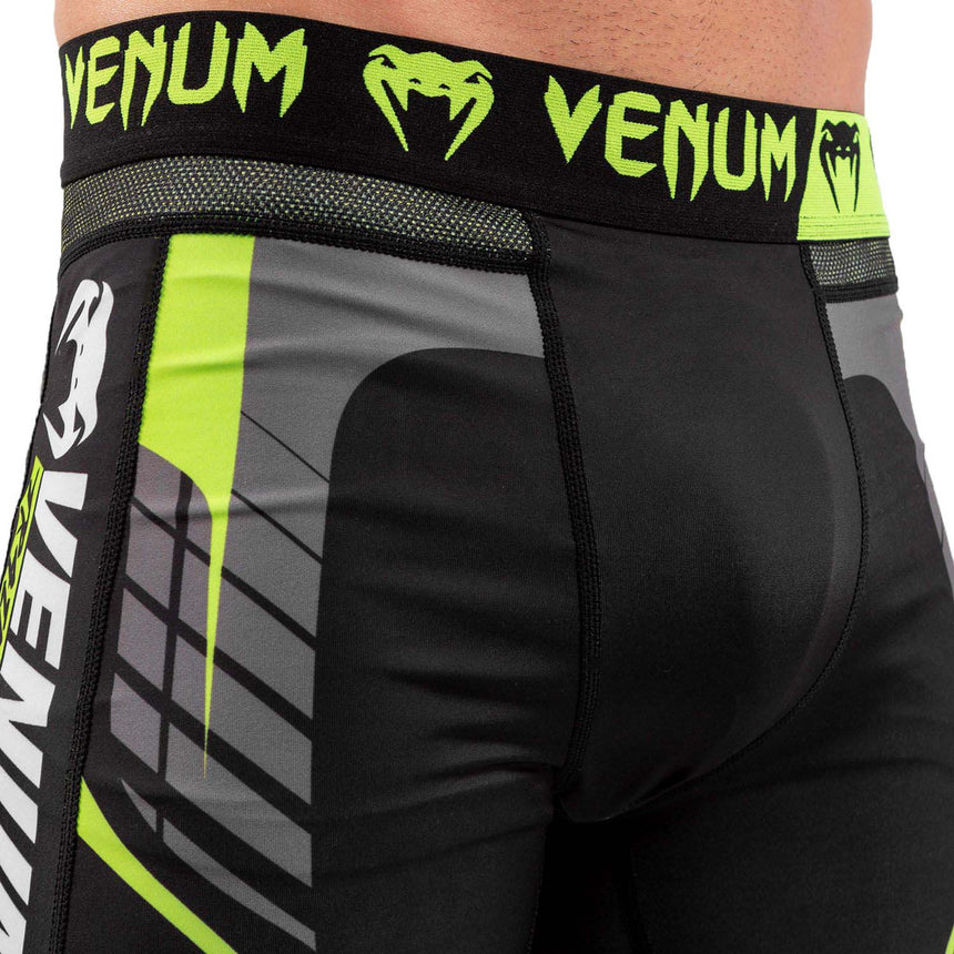 Venum Training Camp 3.0 Spats Black-Neo Yellow