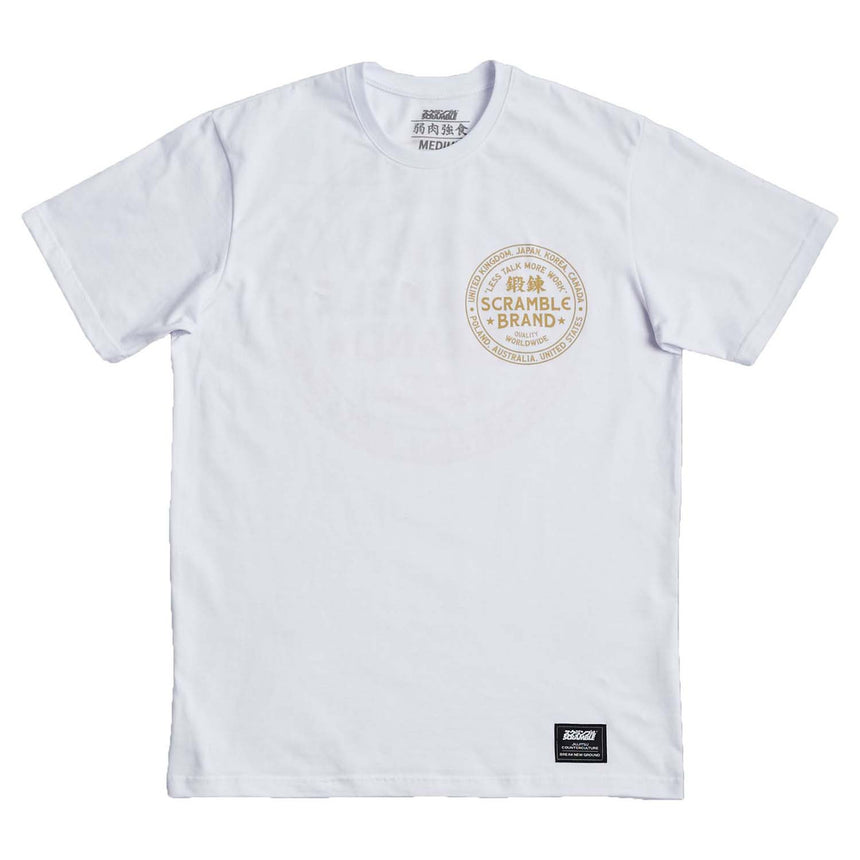 Scramble More Work T-Shirt White