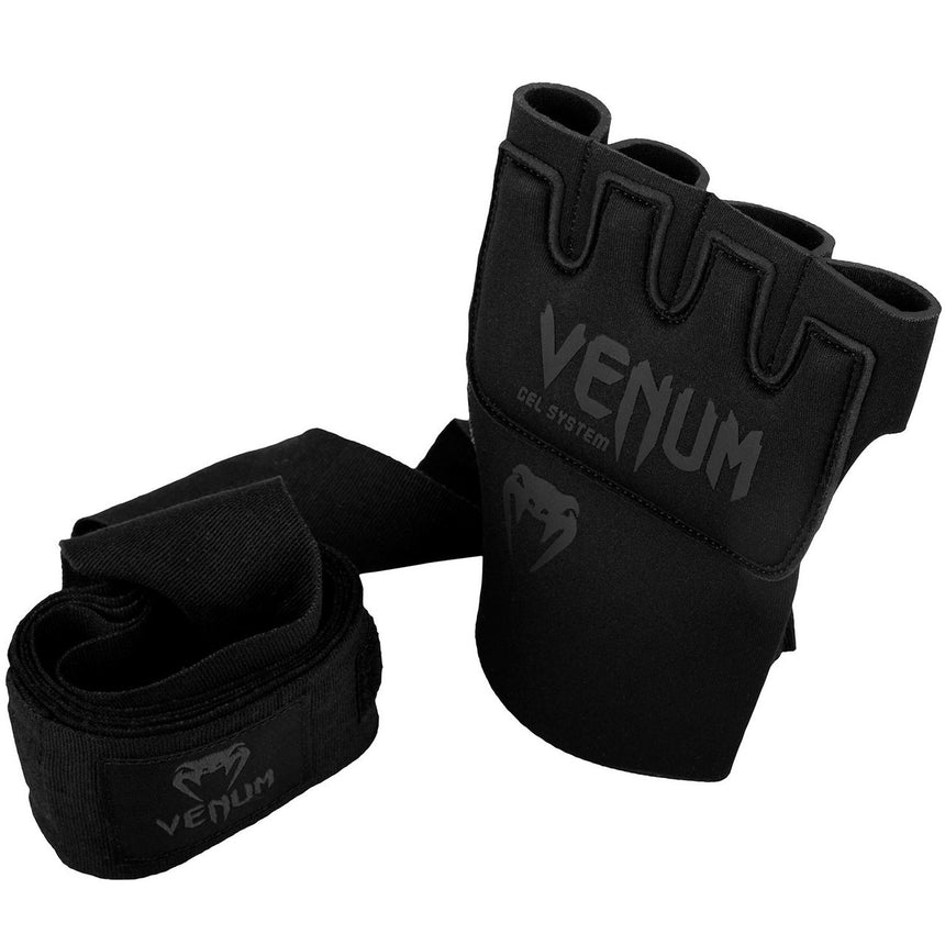 Venum Kontact Gel Wrap Gloves Black/Black