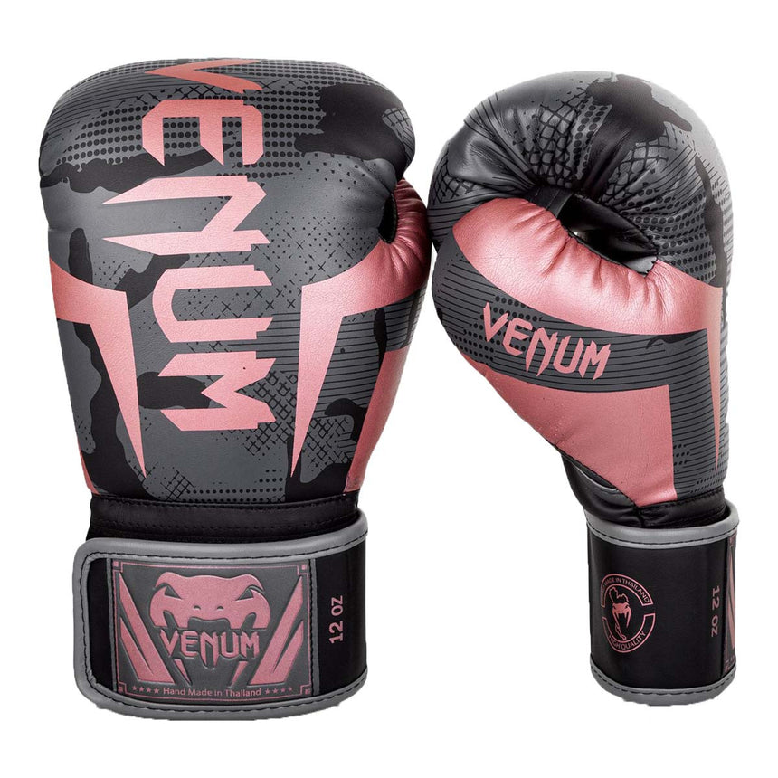Venum Elite Boxing Gloves Black-Pink