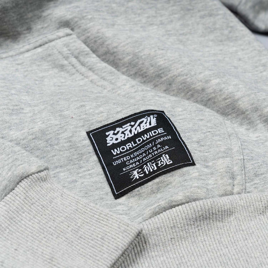 Scramble Takamiya Hoodie Burgundy-Grey