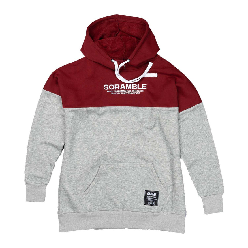 Scramble Takamiya Hoodie Burgundy-Grey