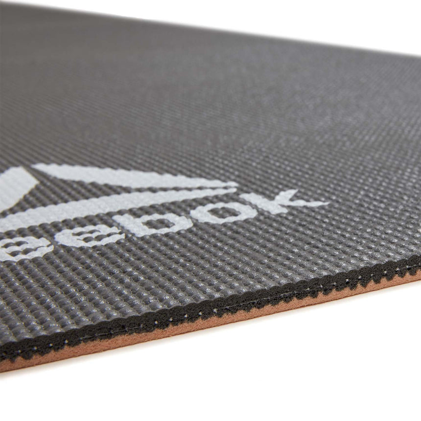 Reebok Double Sided 6mm Yoga Mat Black-Desert Dust