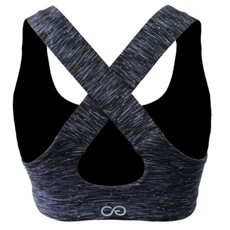 Clinch Gear Multi-Sport Racerback Sports Bra Grey