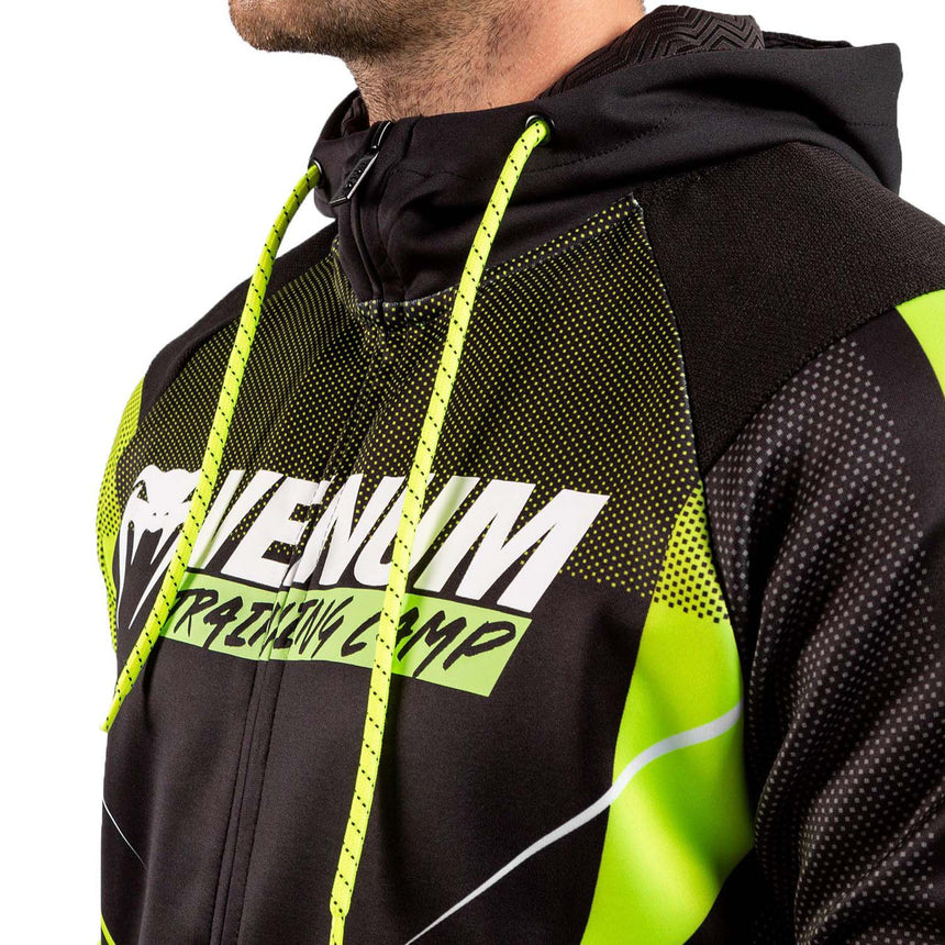 Venum Training Camp 3.0 Hoodie Black-Neo Yellow