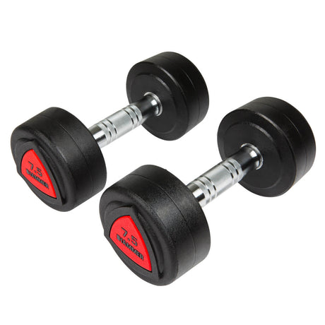 Hammer Fitness PU 7.5kg Dumbbells - Pair