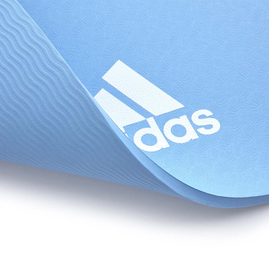 Adidas 8mm Yoga Mat Glow Blue