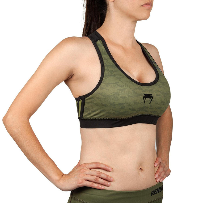 Venum Womens Power 2.0 Sports Bra Khaki/Black