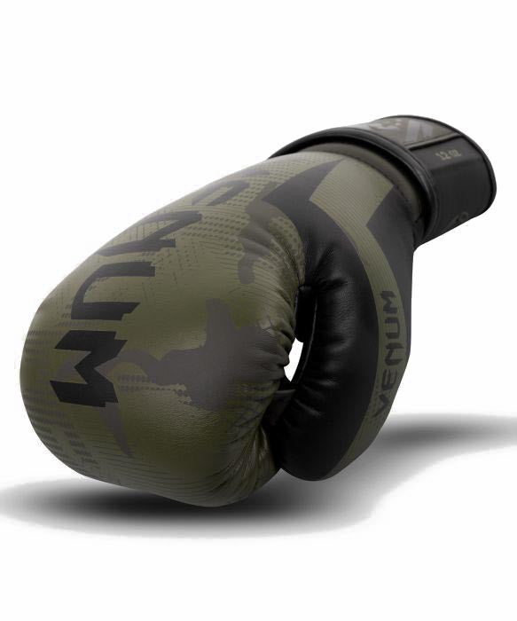 Venum Elite Boxing Gloves Khaki-Camo