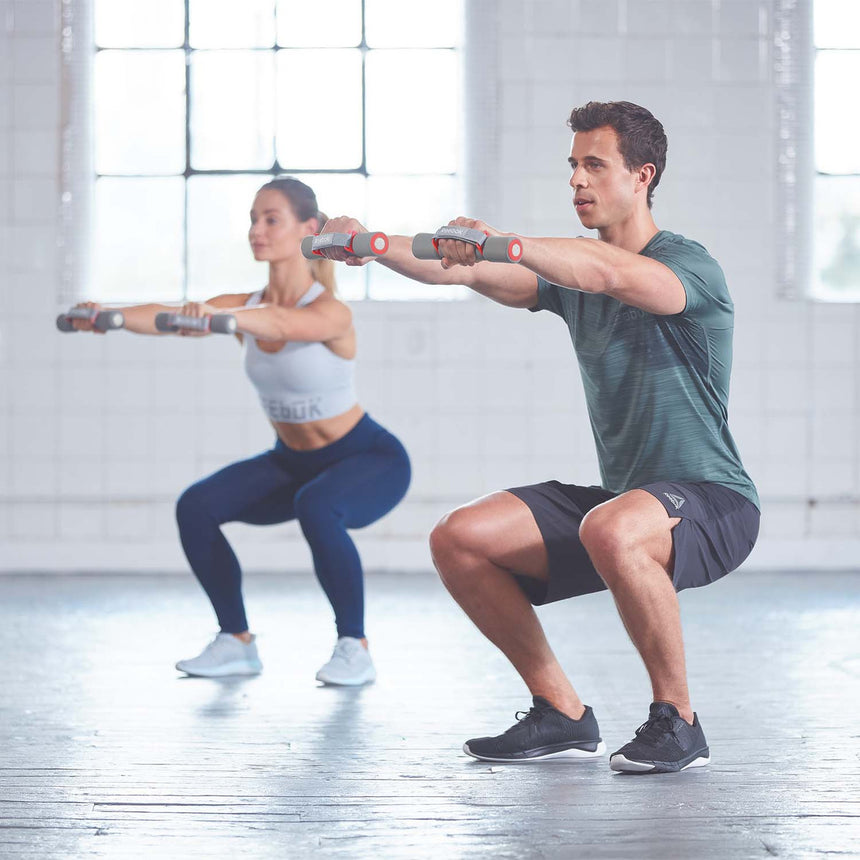 Reebok Softgrip 2kg Dumbells Red