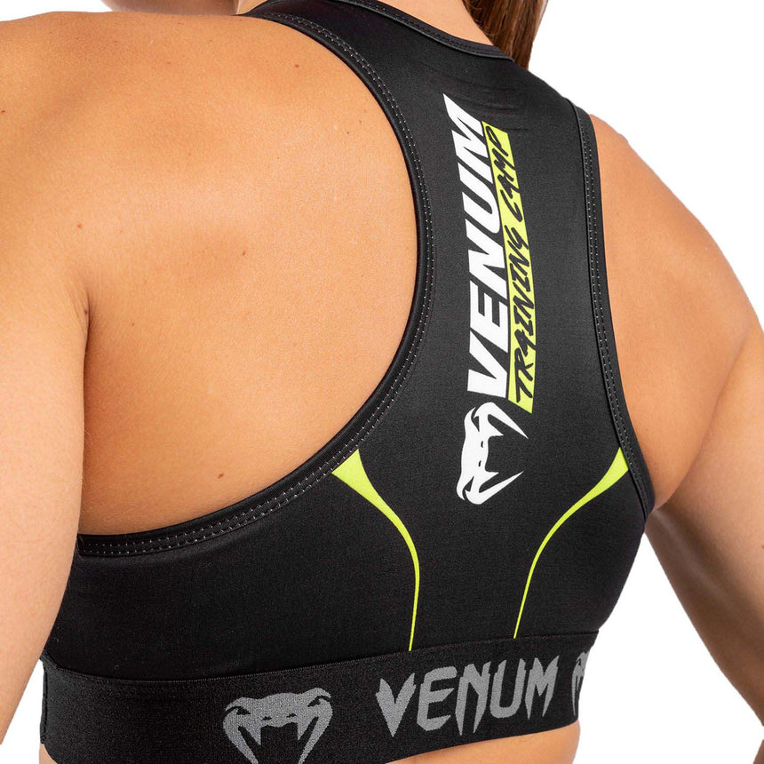 Venum Training Camp 3.0 Sports Bra Black-Neo Yellow