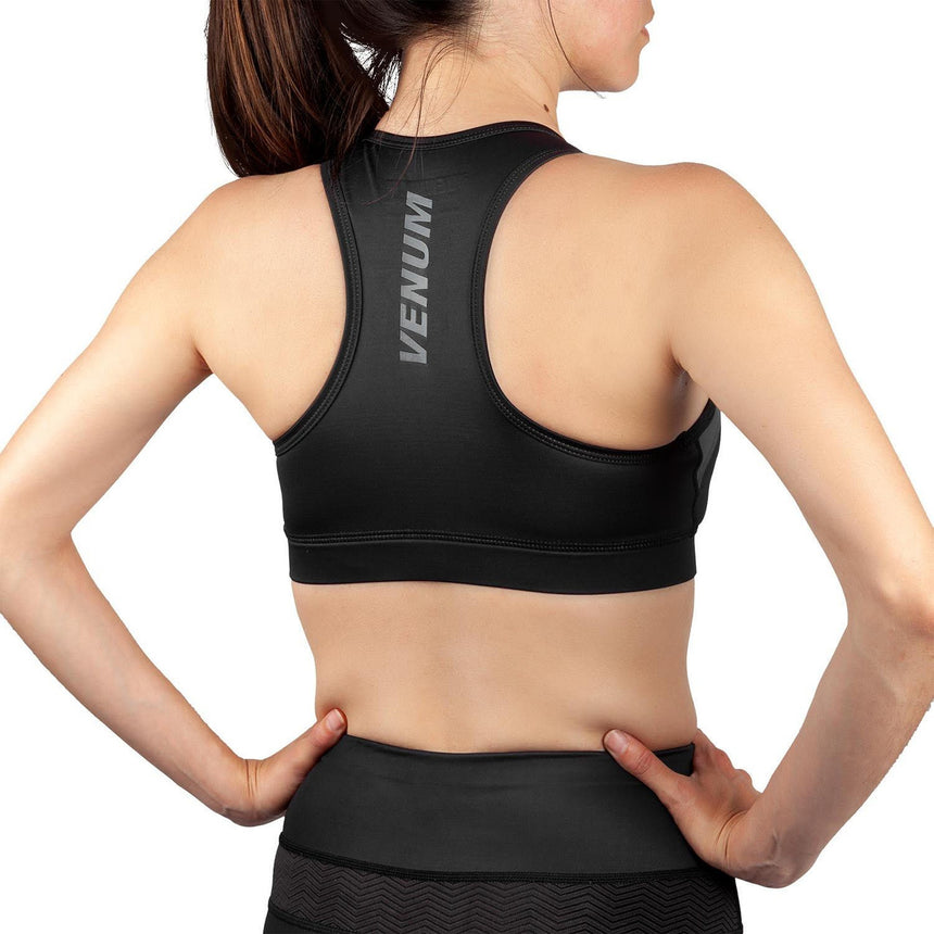 Venum Womens Rapid 2.0 Sports Bra Black/Black