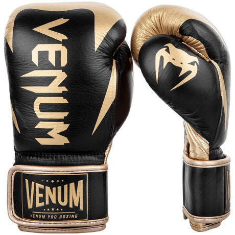 Venum Hammer Pro Boxing Gloves Black/Gold