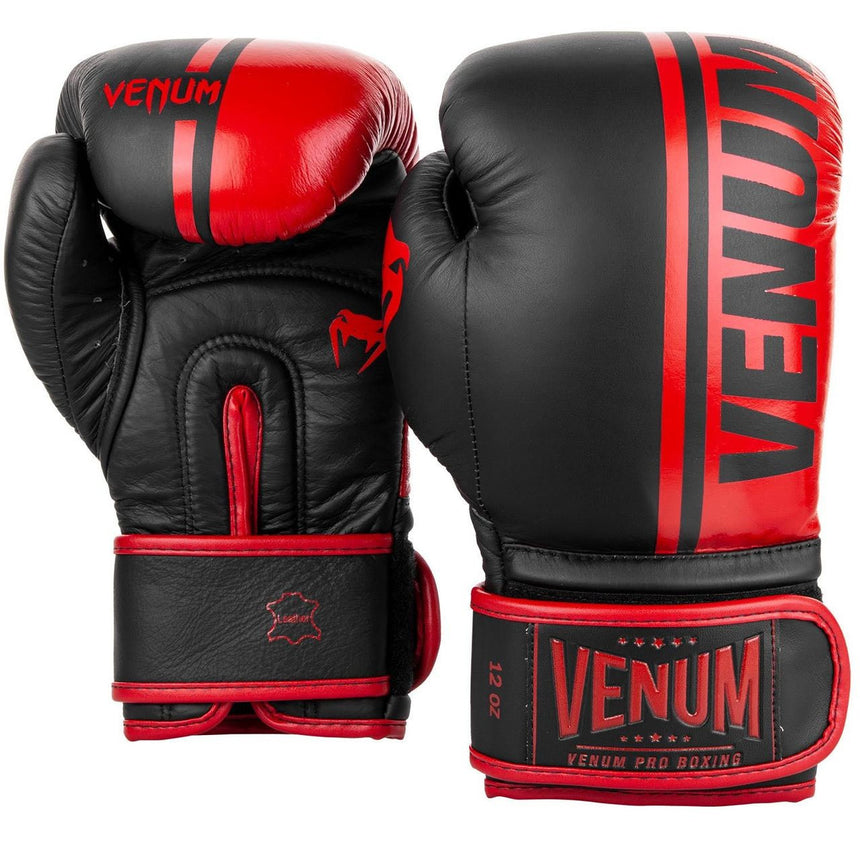 Venum Shield Pro Boxing Gloves Black/Red