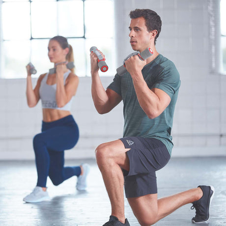 Reebok Softgrip 2kg Dumbells Red