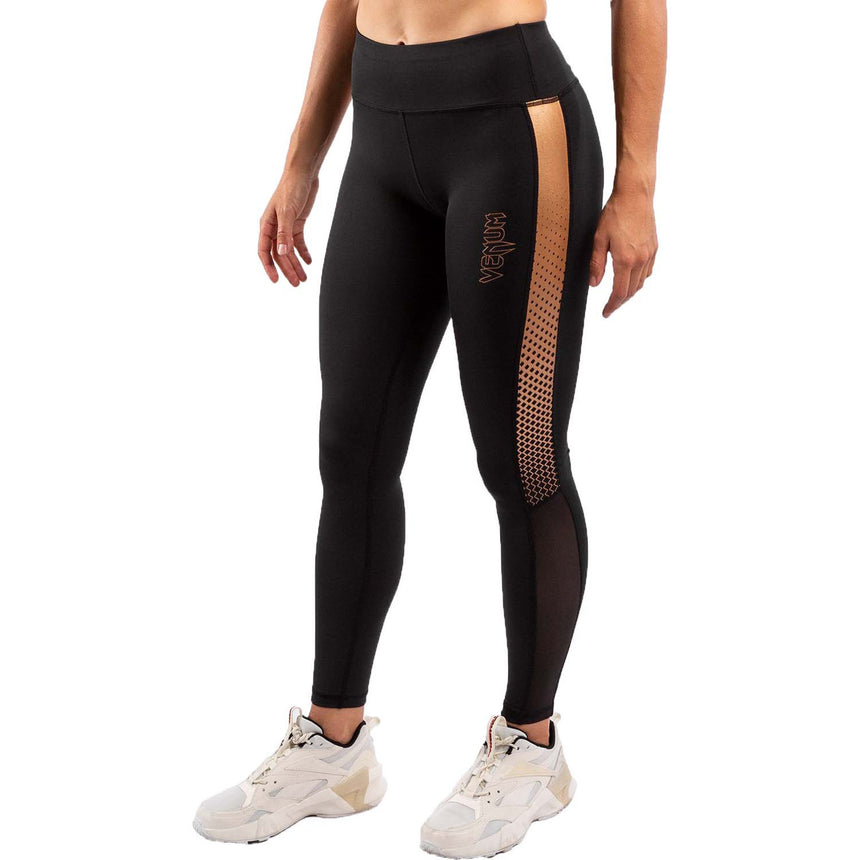 Venum Tecmo Womens Leggings Black-Bronze