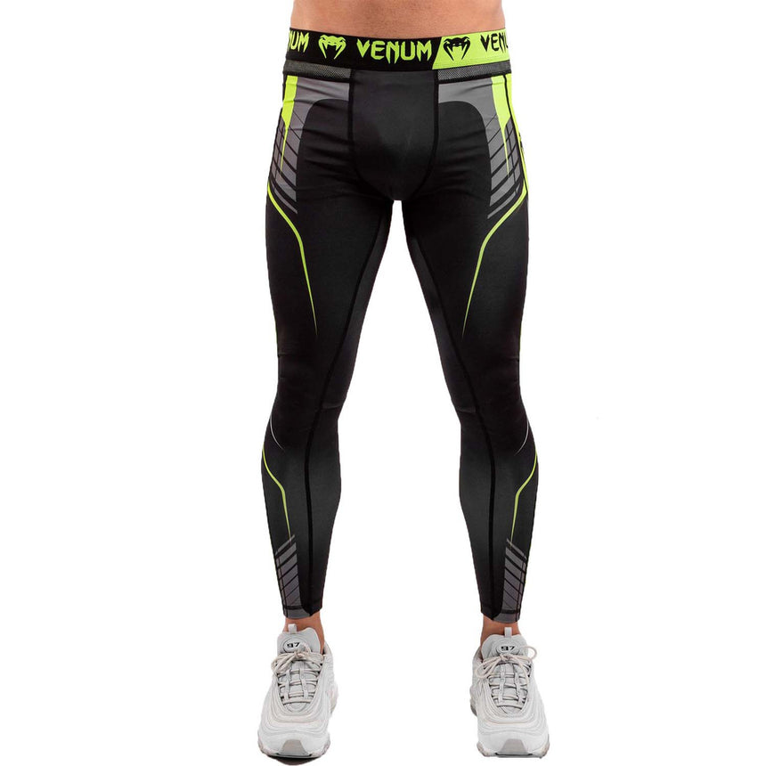 Venum Training Camp 3.0 Spats Black-Neo Yellow