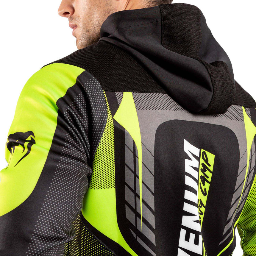 Venum Training Camp 3.0 Hoodie Black-Neo Yellow