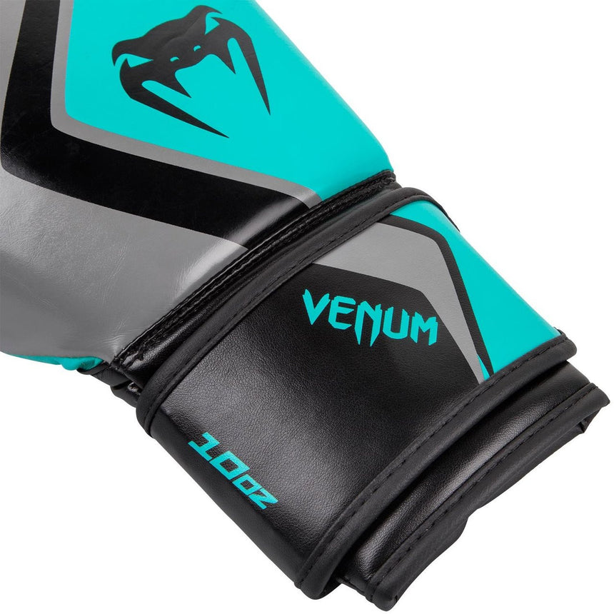 Venum Contender 2.0 Boxing Gloves Grey/Turquoise