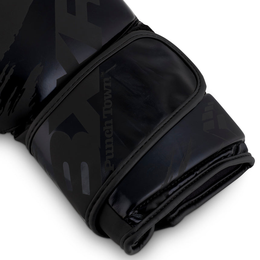PunchTown BXR KR Boxing Glove Black-Black