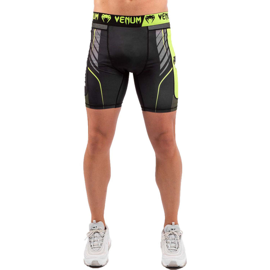 Venum Training Camp 3.0 Compression Shorts Black-Neo Yellow