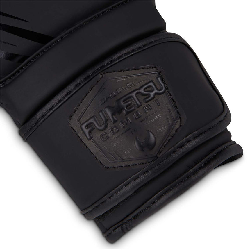 Fumetsu Shield Kids Boxing Gloves Black-Black