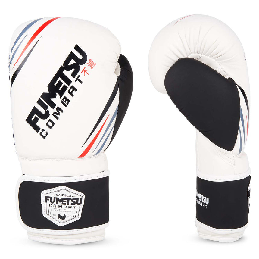 Fumetsu Shield Boxing Gloves White-Black