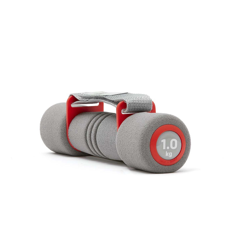 Reebok Softgrip 1kg Dumbells Red
