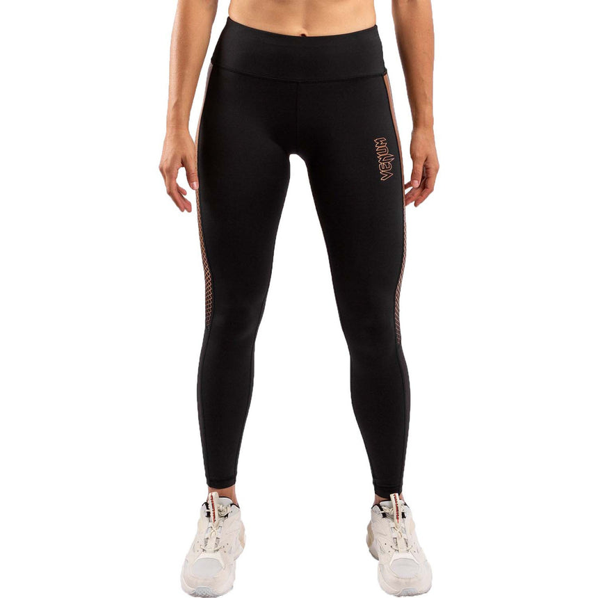 Venum Tecmo Womens Leggings Black-Bronze