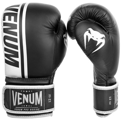 Venum Shield Pro Boxing Gloves Black/White