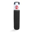 Ringside Buffalo Leather 6ft Punch Bag Black/White