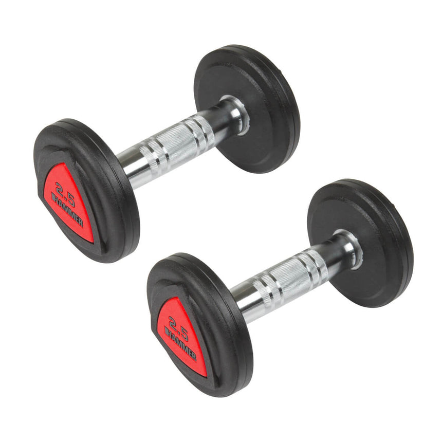 Hammer Fitness PU 2.5kg Dumbbells - Pair