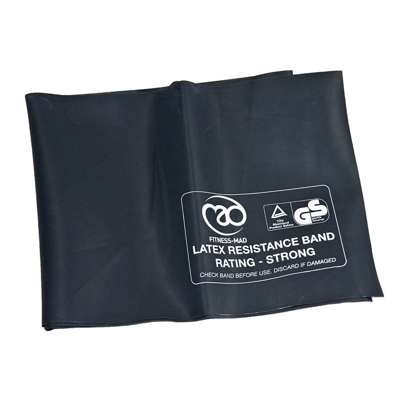 Fitness Mad Strong Latex Resistance Band Black Strong
