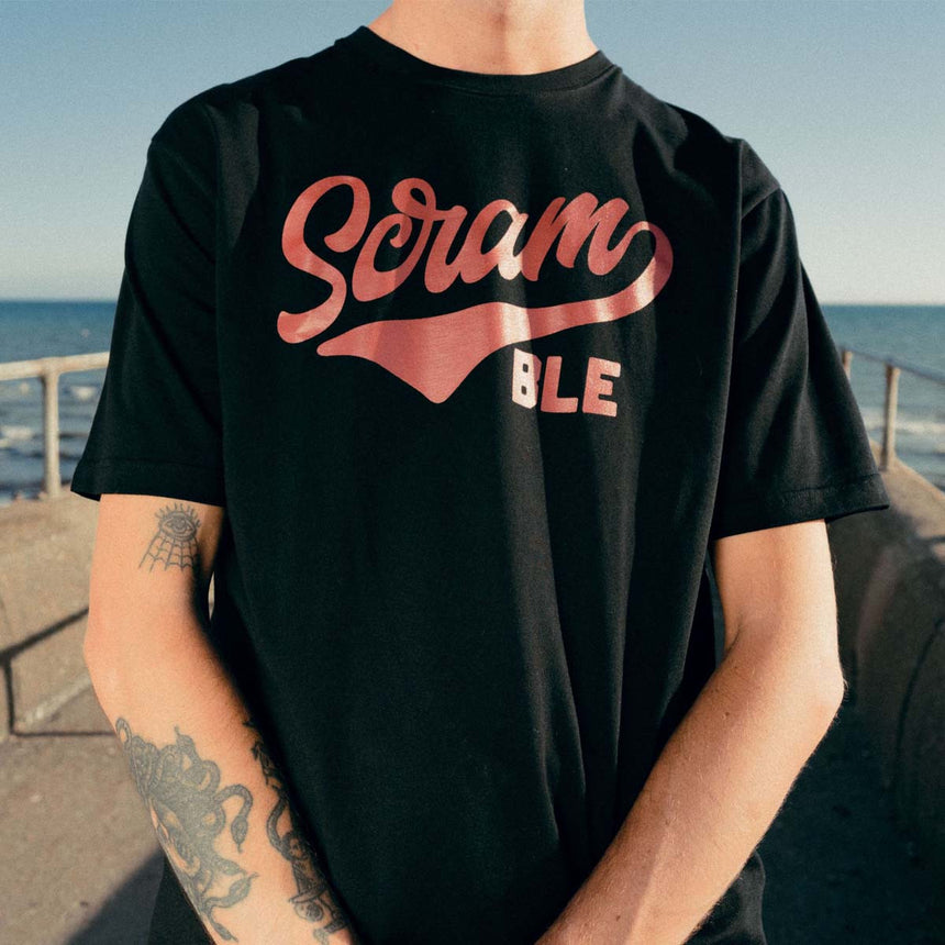 Scramble Scram T-Shirt Black