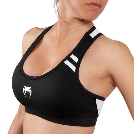 Venum Womens Power 2.0 Sports Bra Black-White