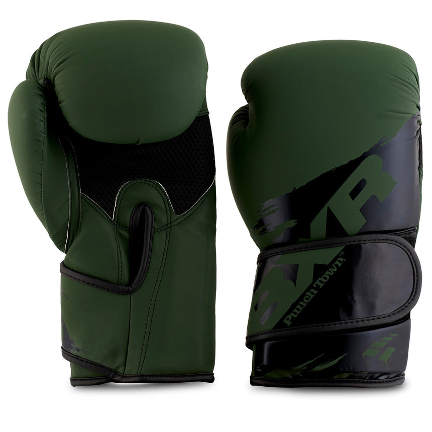 PunchTown BXR KR Boxing Glove Olive-Black