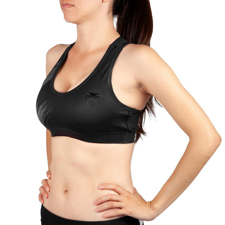 Venum Womens Rapid 2.0 Sports Bra Black/Black