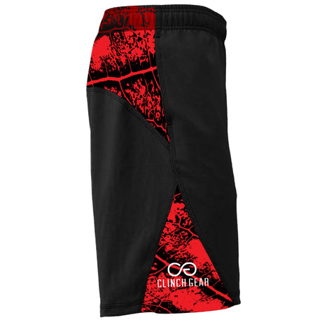 Clinch Gear AMRAP City Shorts Black/Red